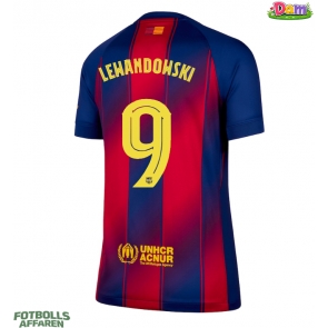 Barcelona Robert Lewandowski #9 Hemmatröja Kvinnor 2025-26 Kortärmad